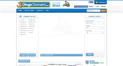 Desktop Screenshot of dingodomains.com